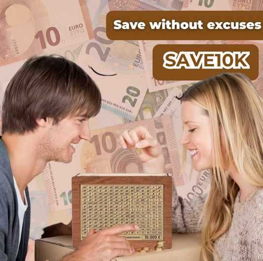Save10k | Money box to save $10,000