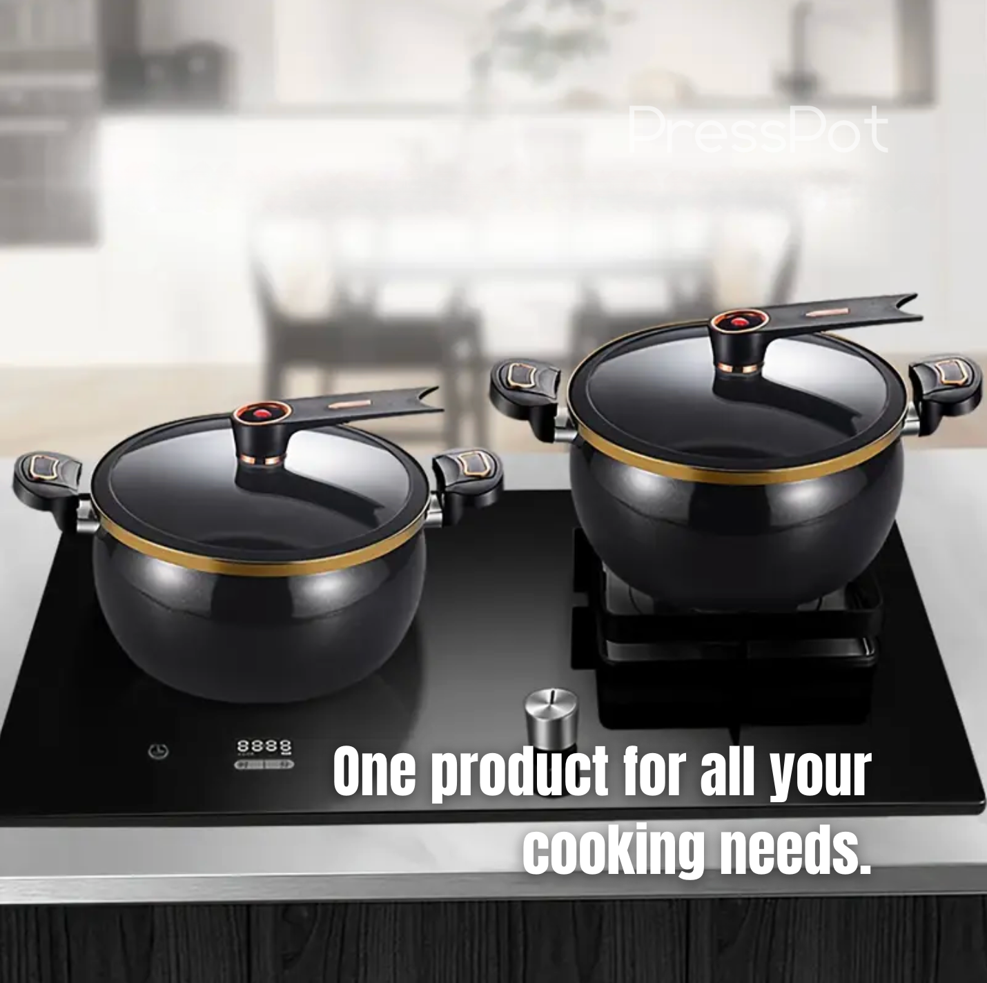 PressPot: Multifunctional nonstick micropressure cooker