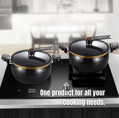 PressPot: Multifunctional nonstick micropressure cooker