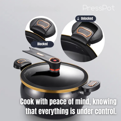PressPot: Multifunctional nonstick micropressure cooker