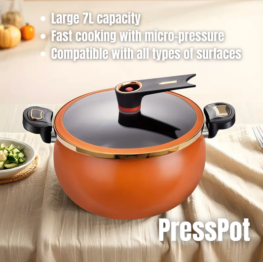 PressPot: Multifunctional nonstick micropressure cooker