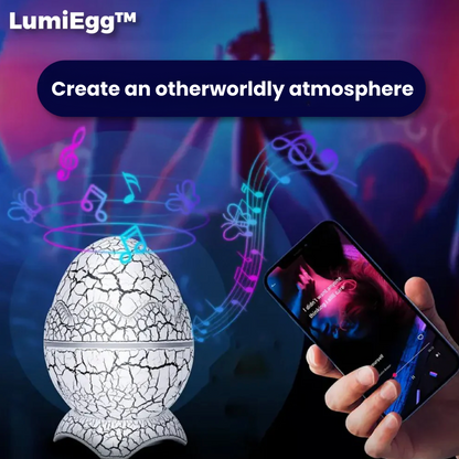 LumiEgg™ – 360° LED Projector with Relaxing Music