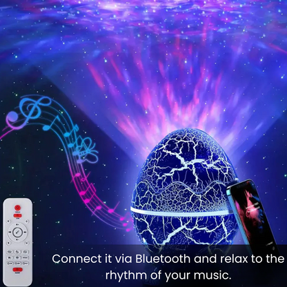 LumiEgg™ – 360° LED Projector with Relaxing Music