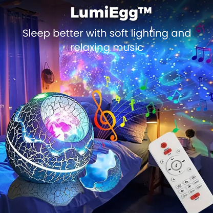 LumiEgg™ – 360° LED Projector with Relaxing Music