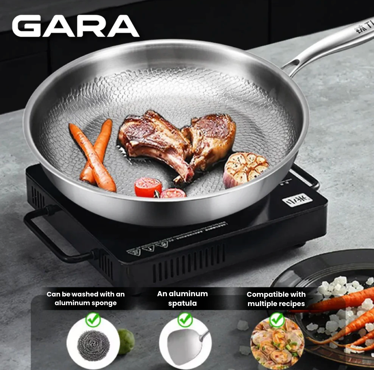 Gara: High-end nonstick skillet