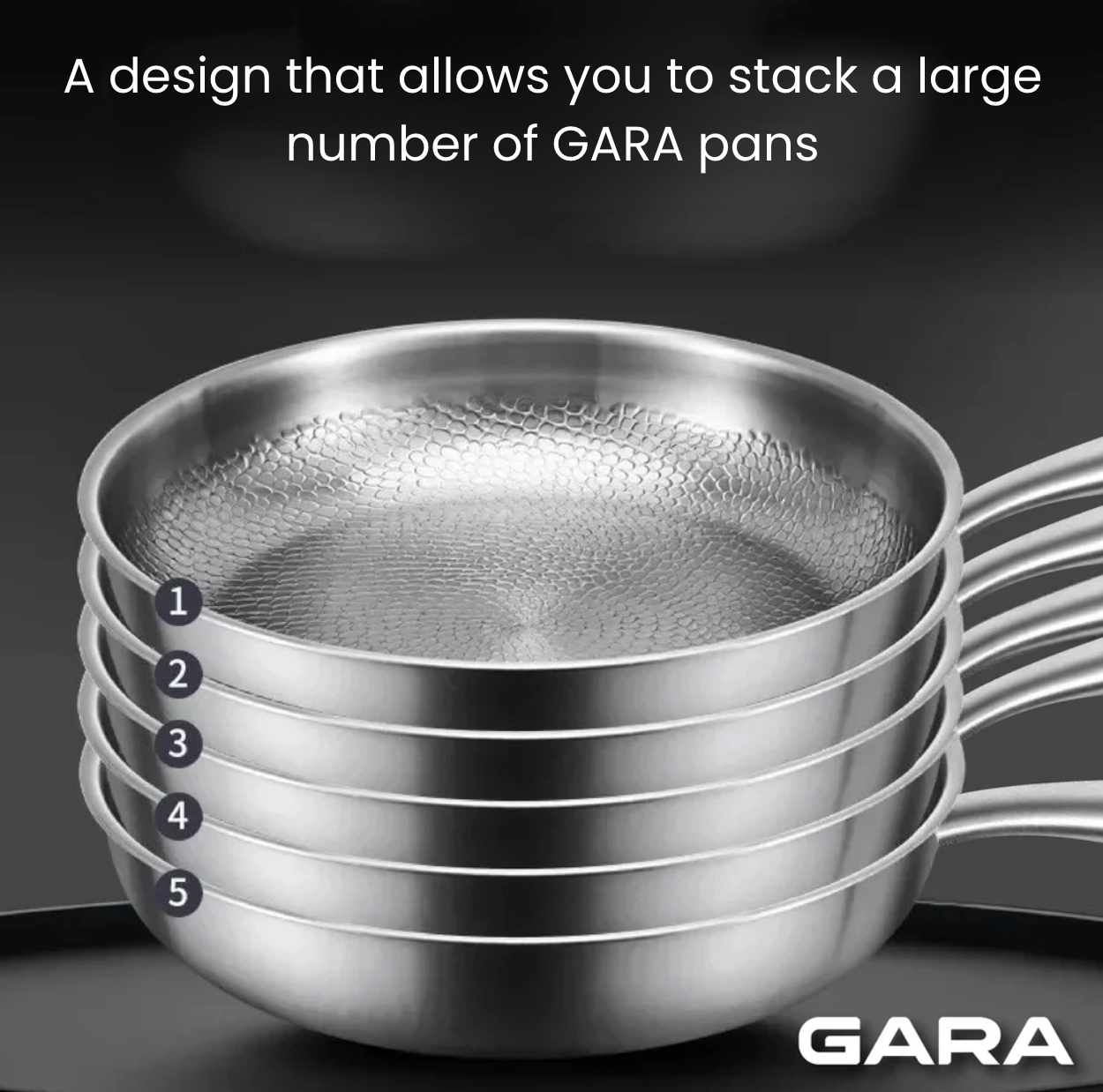 Gara: High-end nonstick skillet