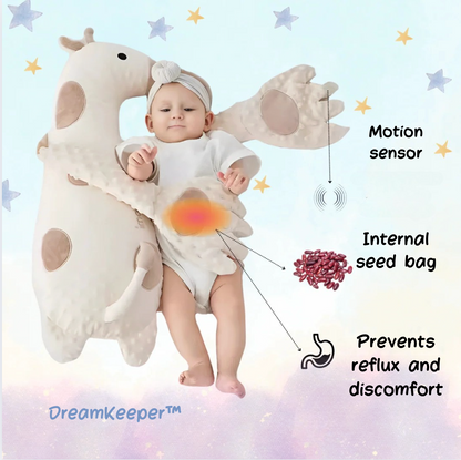 DreamKeeper: Plush pillow with soothing pats