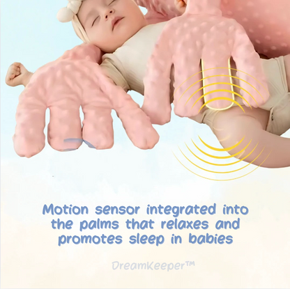DreamKeeper: Plush pillow with soothing pats