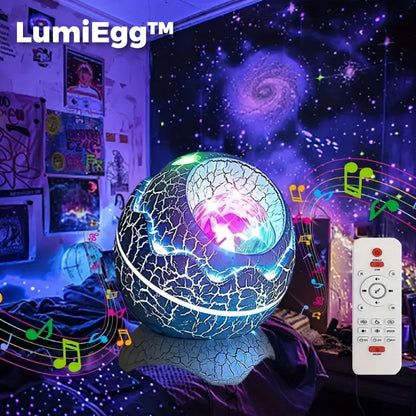 LumiEgg™ – 360° LED Projector with Relaxing Music