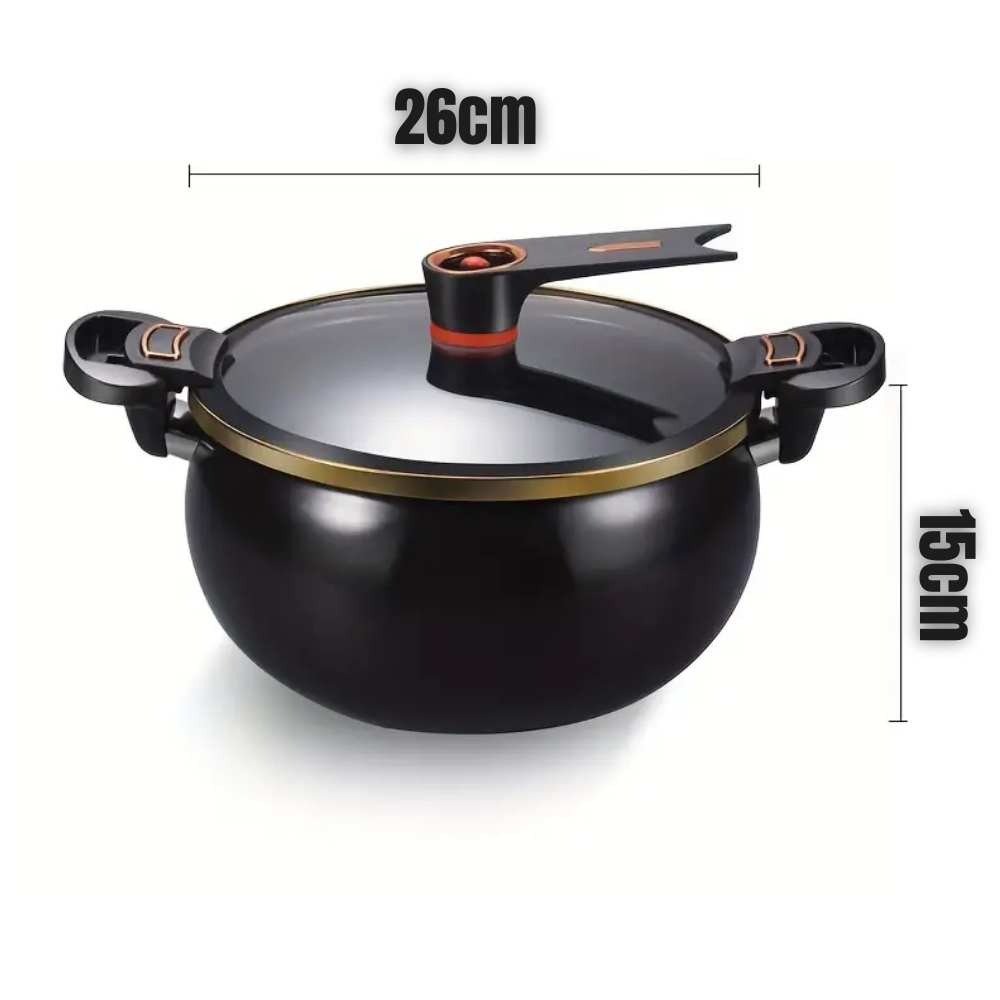 PressPot: Multifunctional nonstick micropressure cooker